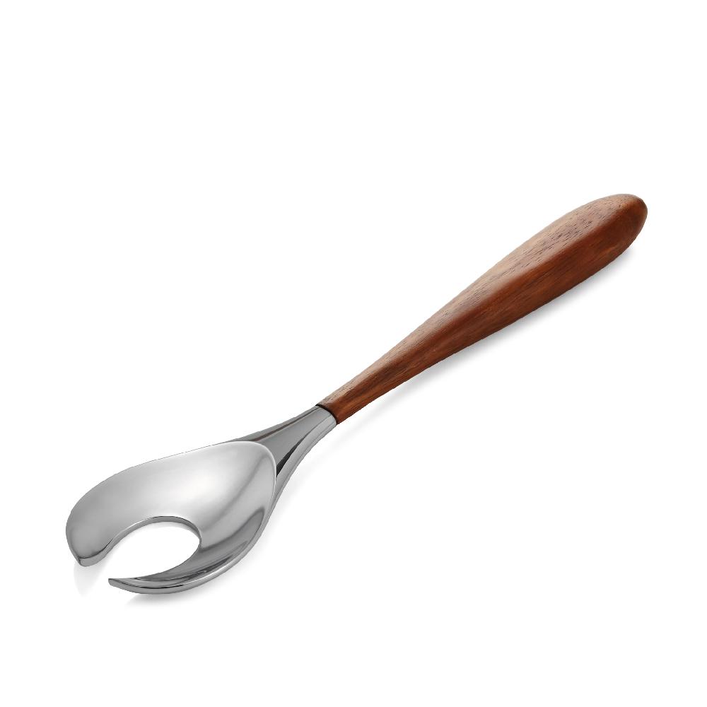 nambé Curvo Serving Fork