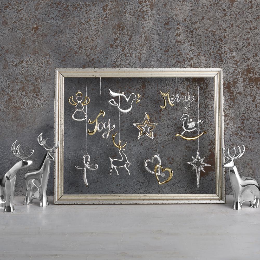Nambé Dasher Reindeer Figurine Set