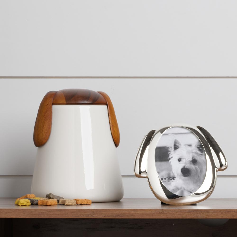 Nambé Dog Treat Jar