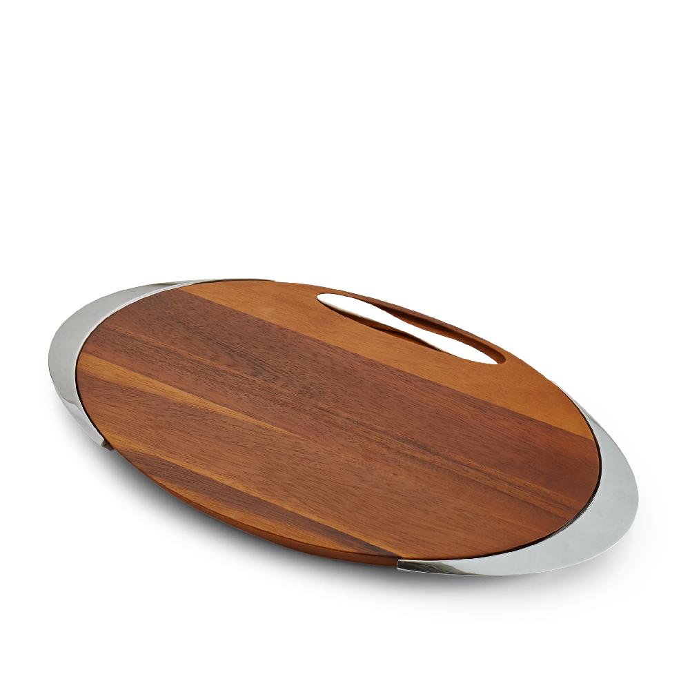 nambé Eclipse Cheese Board w/Knife