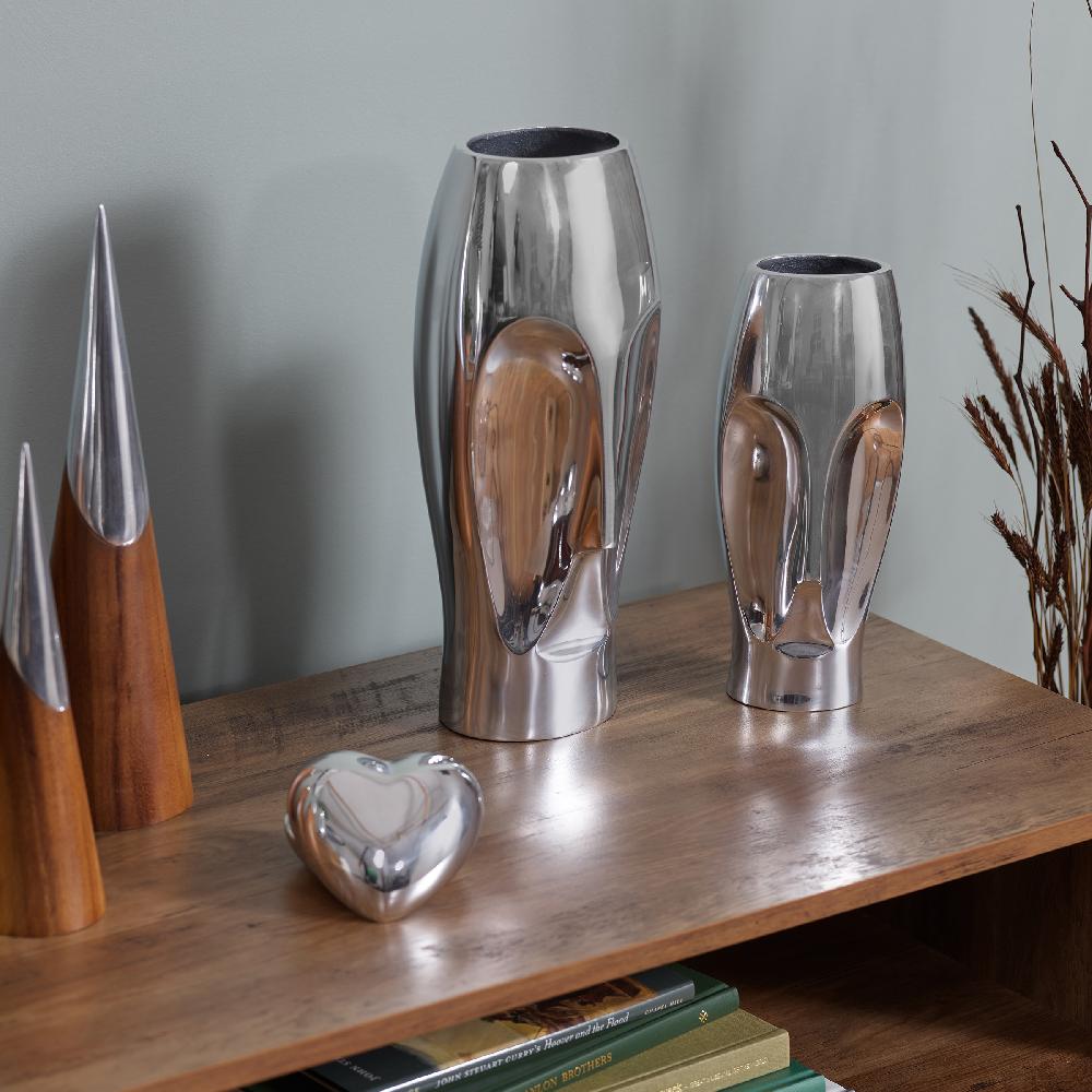 Nambé Face Vase - Small