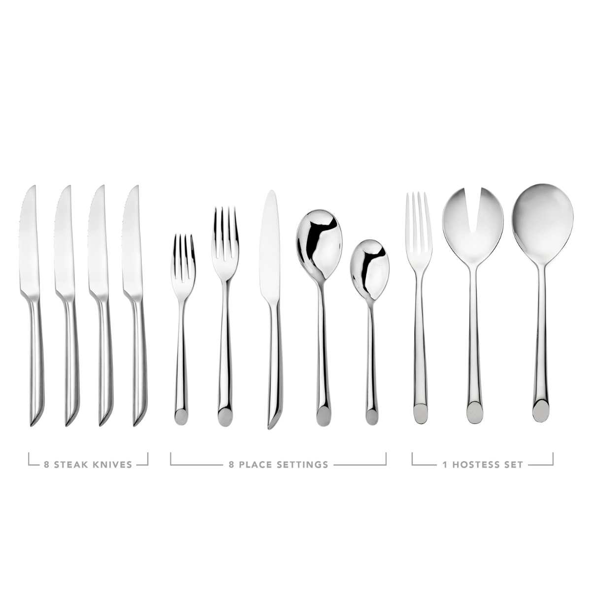 Nambé Frond 51 Piece Flatware Set