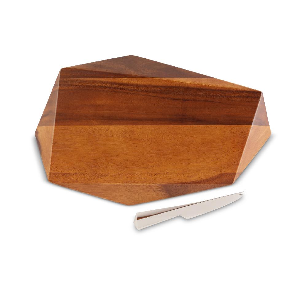 Nambé Gallery Cheese Board W/ Knife