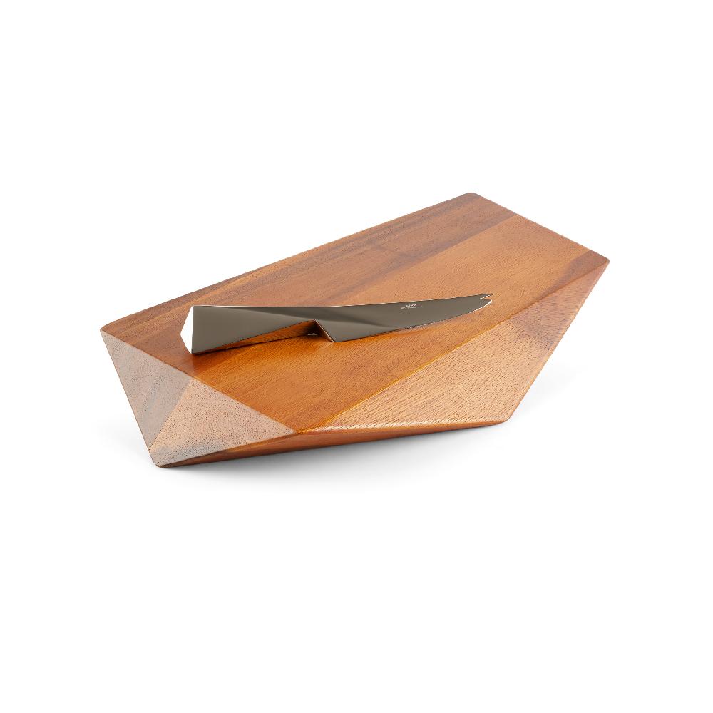 nambé Gallery Cheese Board w/ Knife