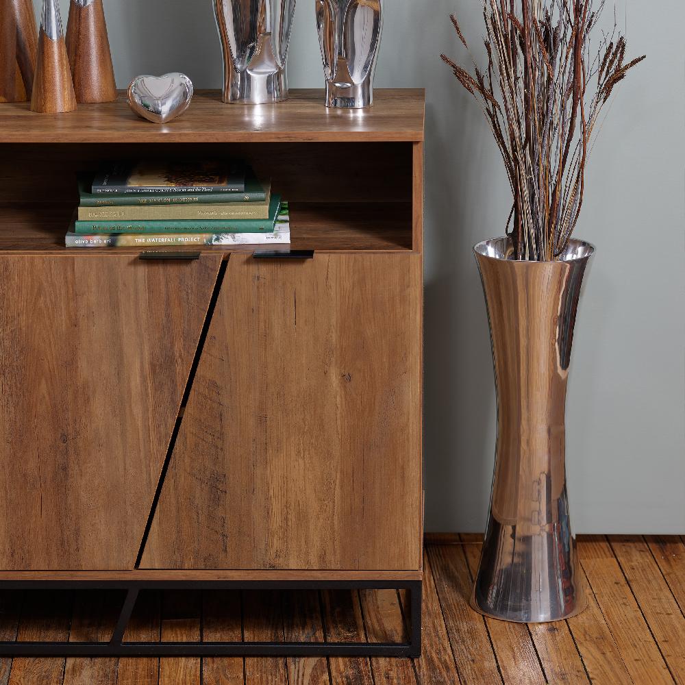 Nambé Grande Totem Vase