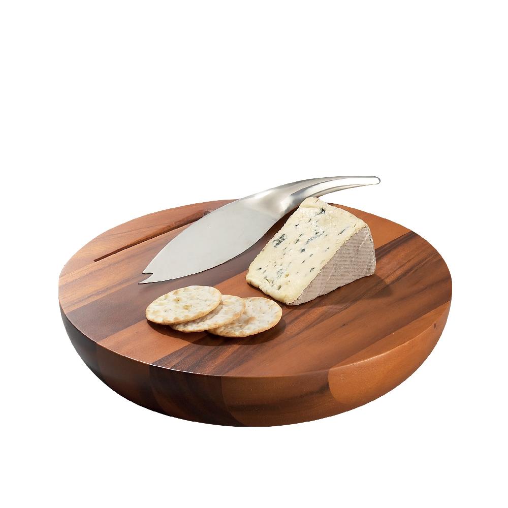 Nambé Harmony Cheese Board W/ Knife
