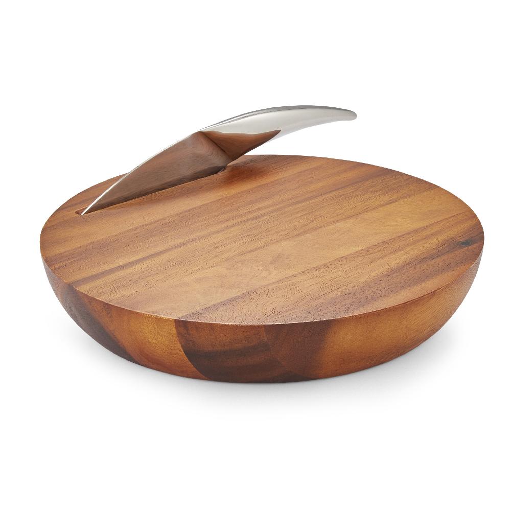 nambé Harmony Cheese Board w/ Knife