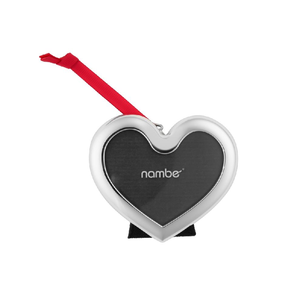 Nambé Heart Frame Ornament