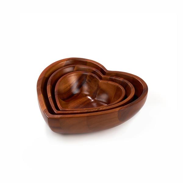 nambé Heart Nesting Bowls (Set of 3)