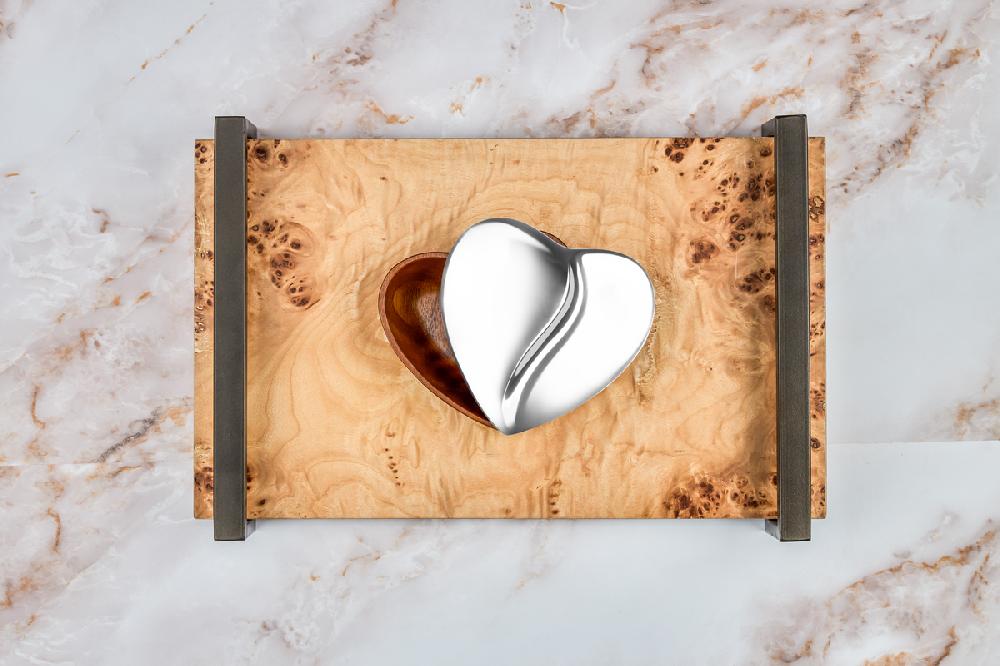 Nambé Heart Trinket Box