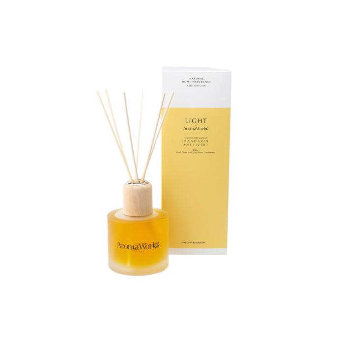 nambé Light Large Reed Diffuser - Mandarin & Vetivert