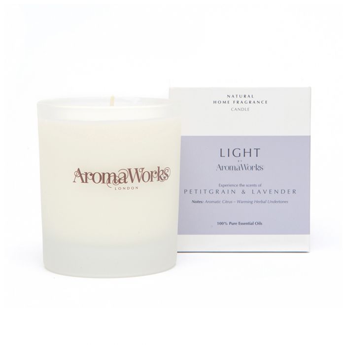 nambé Light Single Wick Candle - Petitgrain & Lavender