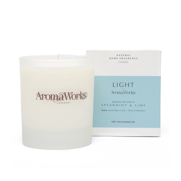 nambé Light Single Wick Candle - Spearmint & Lime
