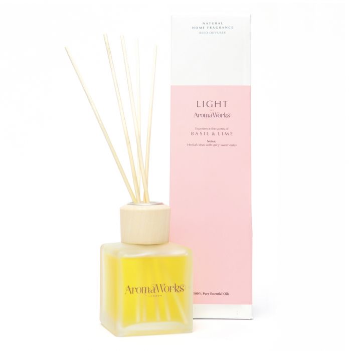nambé Light Small Reed Diffuser - Basil & Lime