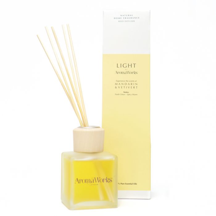 nambé Light Small Reed Diffuser - Mandarin & Vetivert