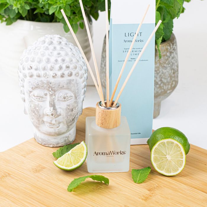 Nambé Light Small Reed Diffuser - Spearmint & Lime