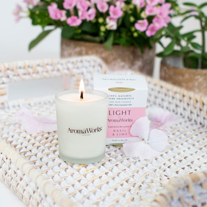 Nambé Light Votive - Basil & Lime