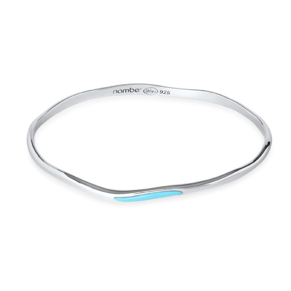 Nambé Marina Inlay Bangle Bracelet