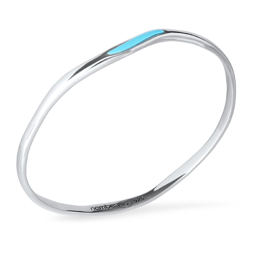 nambé Marina Inlay Bangle Bracelet
