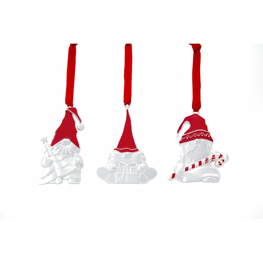 nambé Mini Ornament Set - Gnomes (Set of 3)