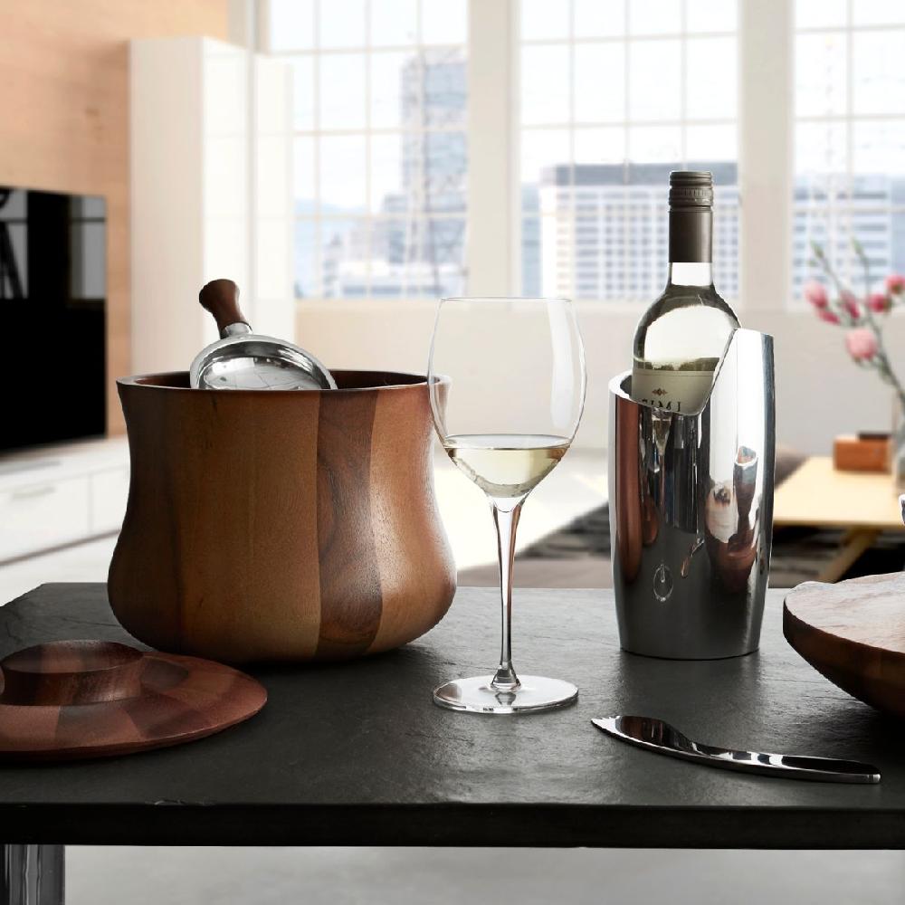 Nambé Nara Ice Bucket W/ Scoop