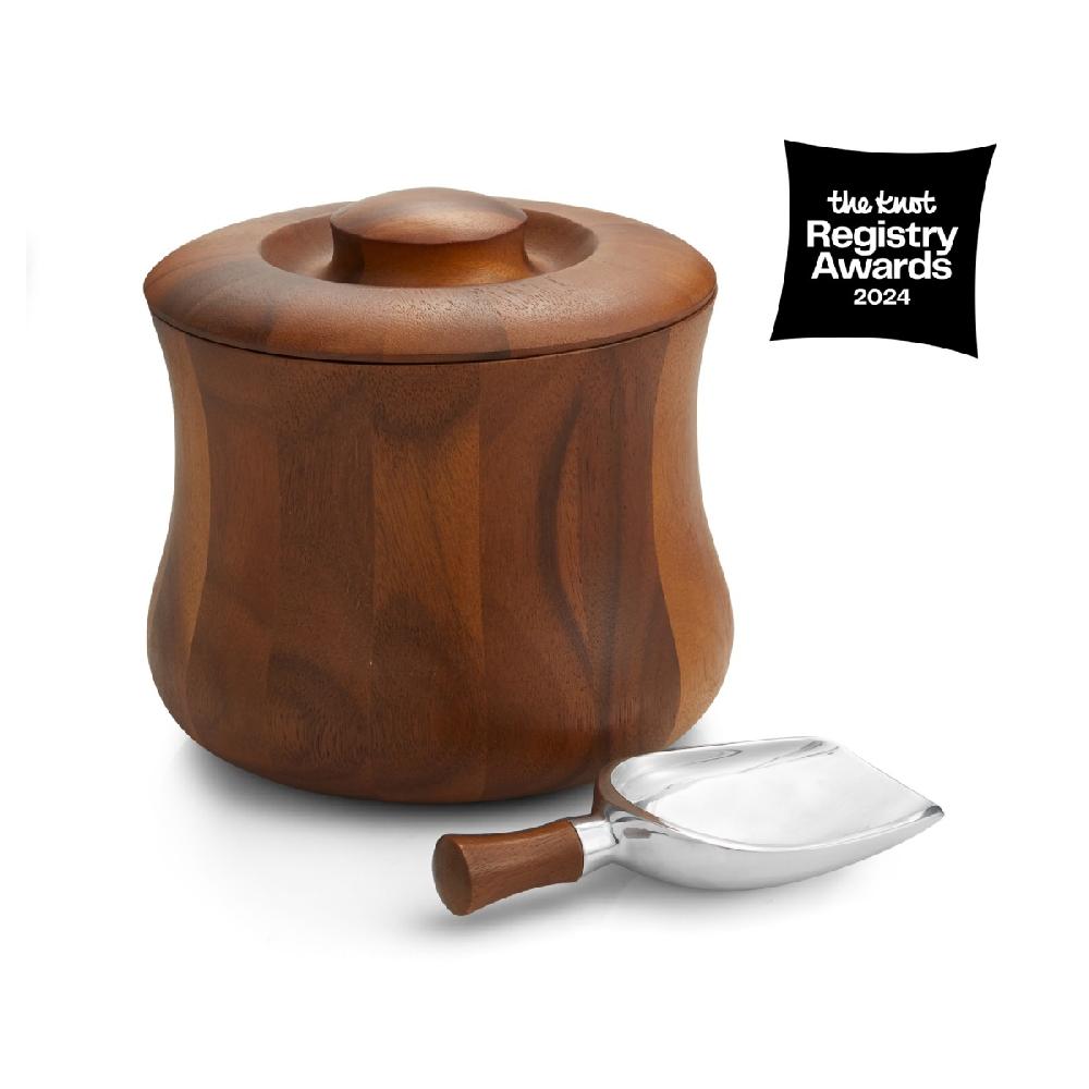 nambé Nara Ice Bucket w/ Scoop