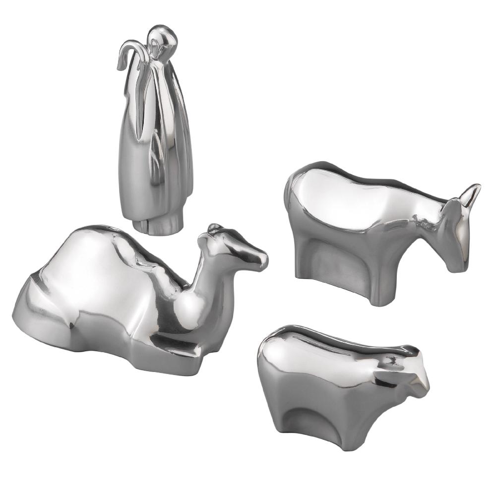 nambé Nativity - Shepherd and Animals