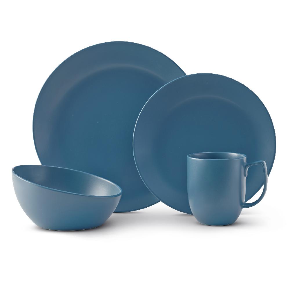 nambé Orbit 4-Piece Place Setting - Aurora Blue