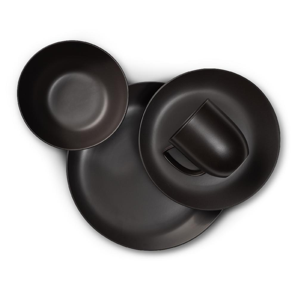 Nambé Orbit 4-Piece Place Setting - Celestial Black