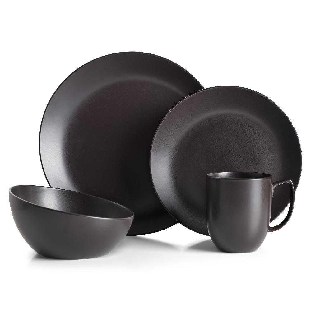 nambé Orbit 4-Piece Place Setting - Celestial Black