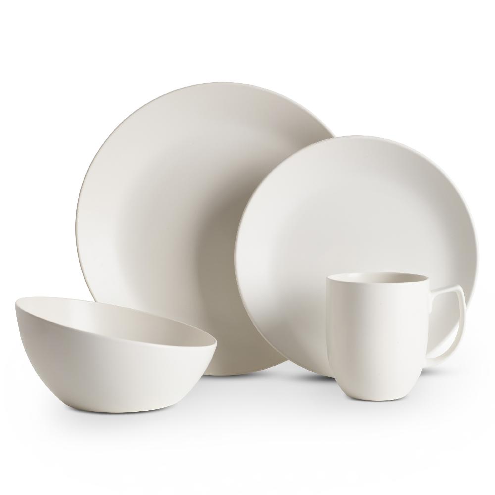 nambé Orbit 4-Piece Place Setting - Starry White