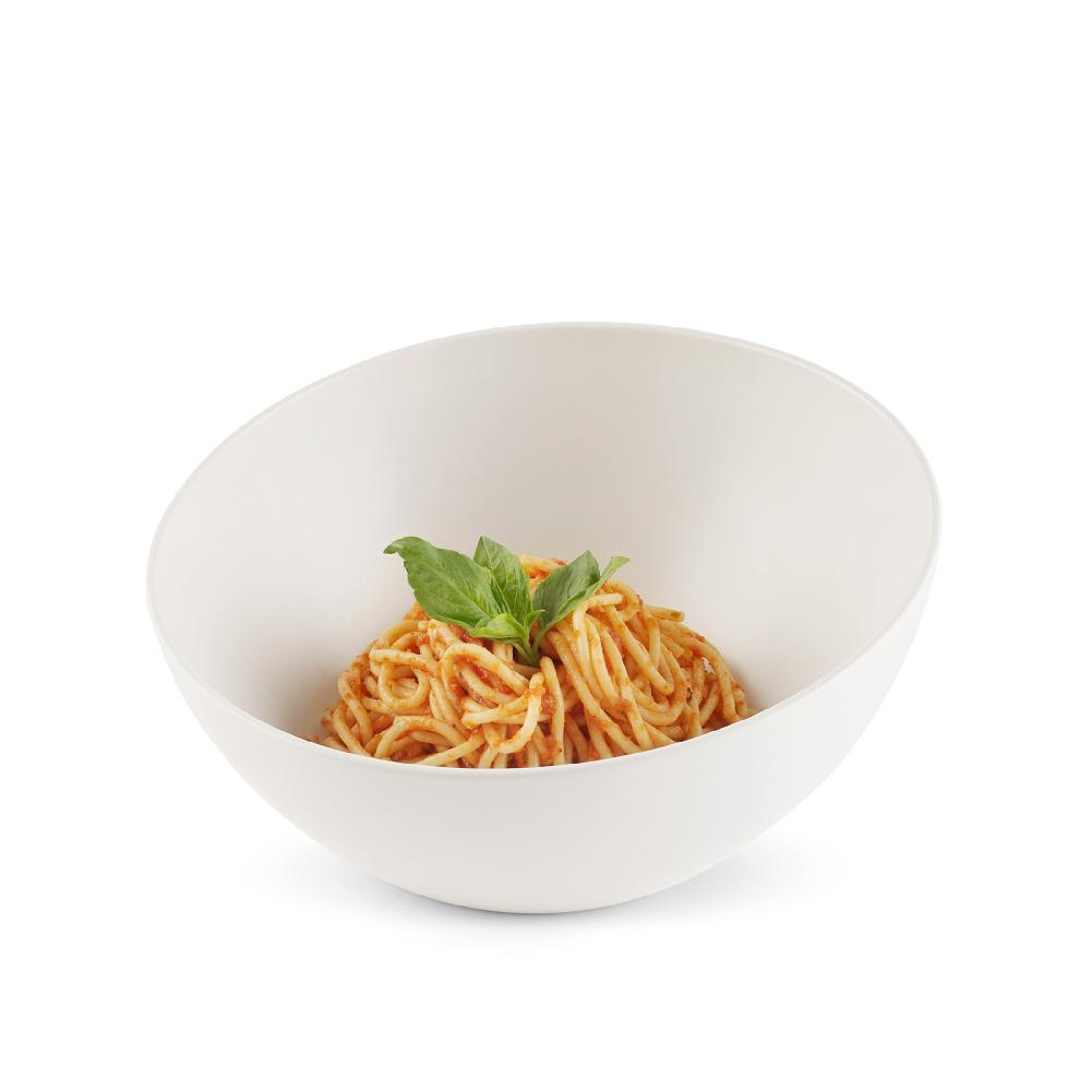 Nambé Orbit Serving Bowl - Starry White