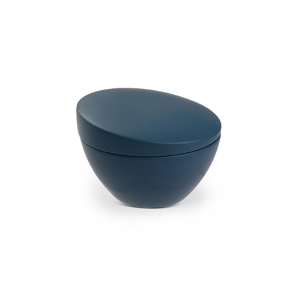 nambé Orbit Sugar Bowl - Aurora Blue