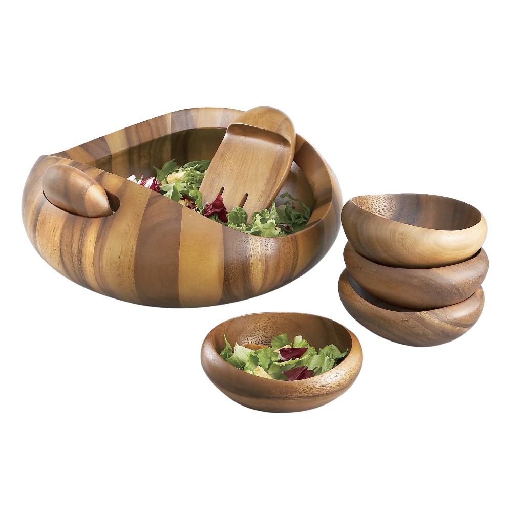 Nambé Pebble 7-Piece Salad Set