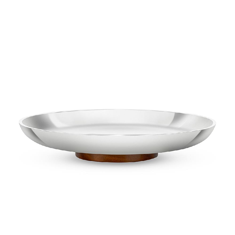 nambé Pinnacle Footed Tray