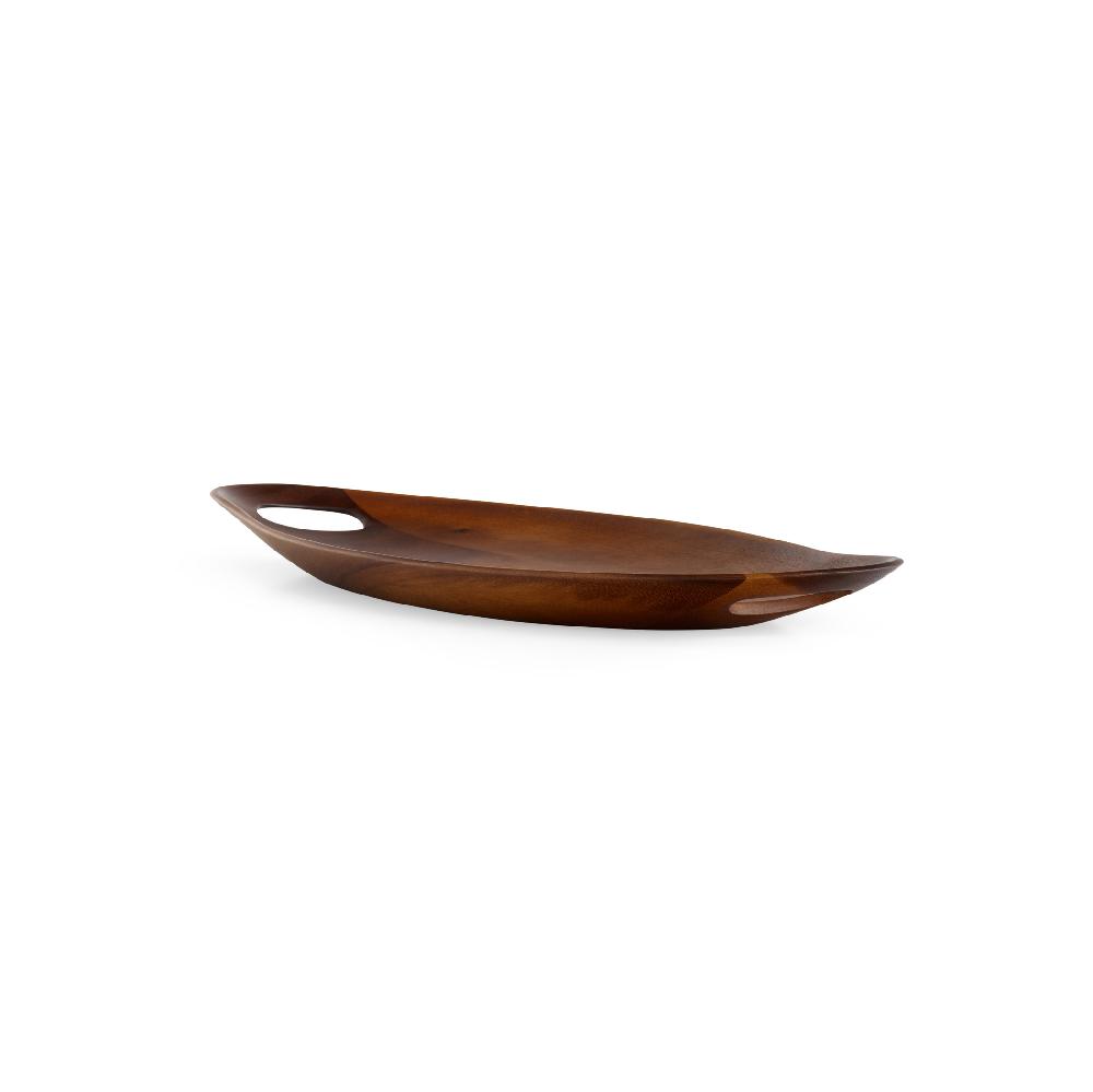 Nambé Portables Acacia Wood Tray - 18in