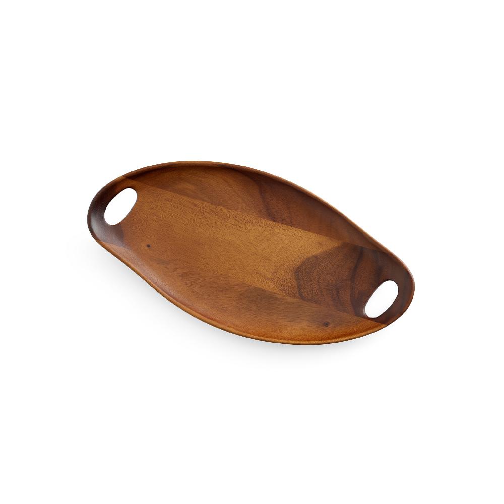 nambé Portables Acacia Wood Tray - 18in