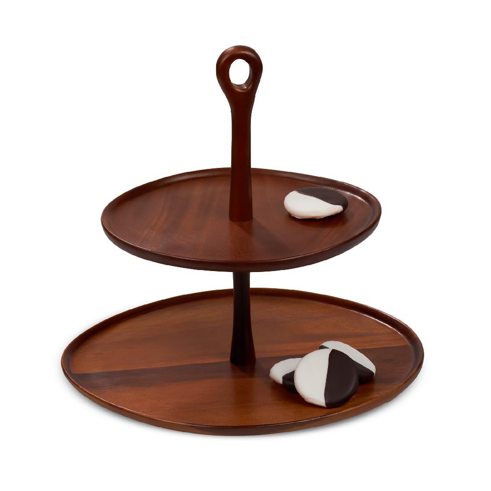 Nambé Portables Tiered Dessert Stand