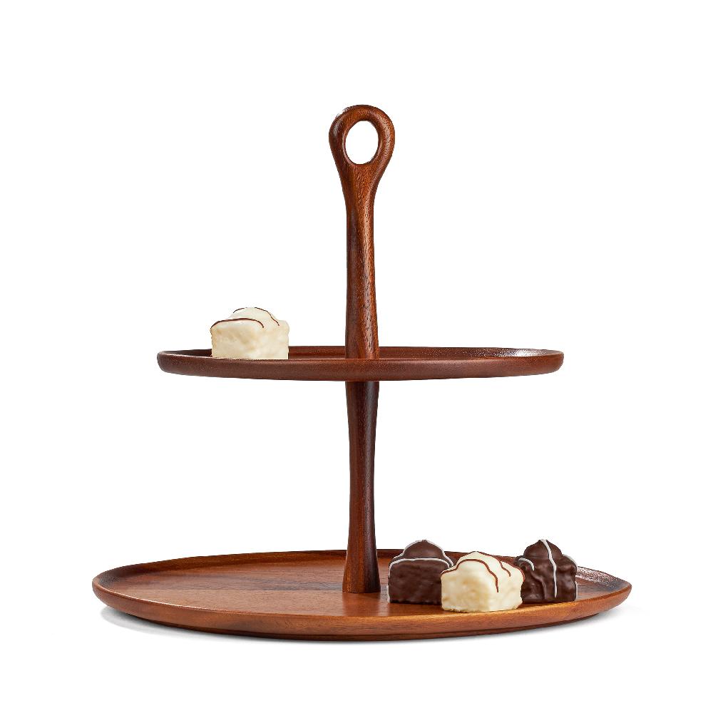 Nambé Portables Tiered Dessert Stand