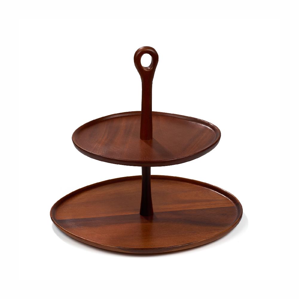 nambé Portables Tiered Dessert Stand