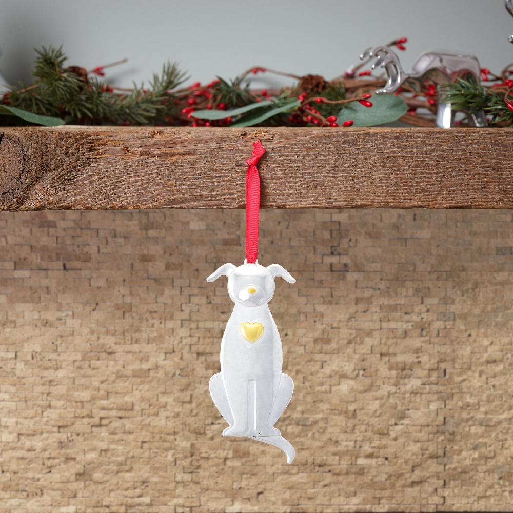 Nambé Puppy Ornament