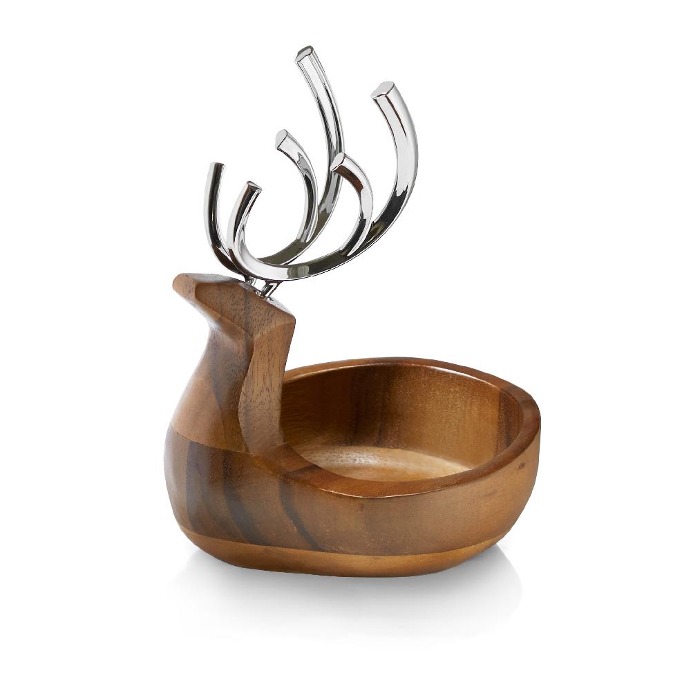 nambé Reindeer Candy Dish