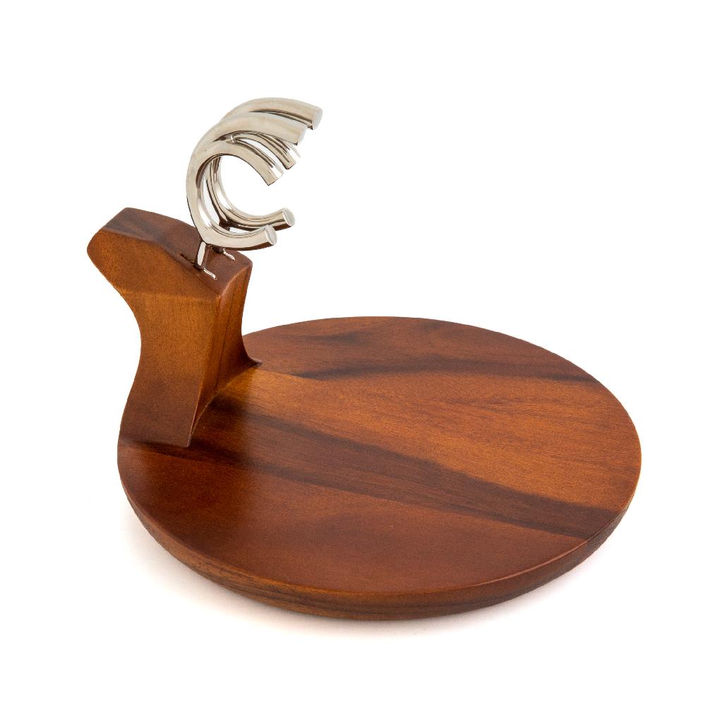 nambé Reindeer Platter w/Spreaders