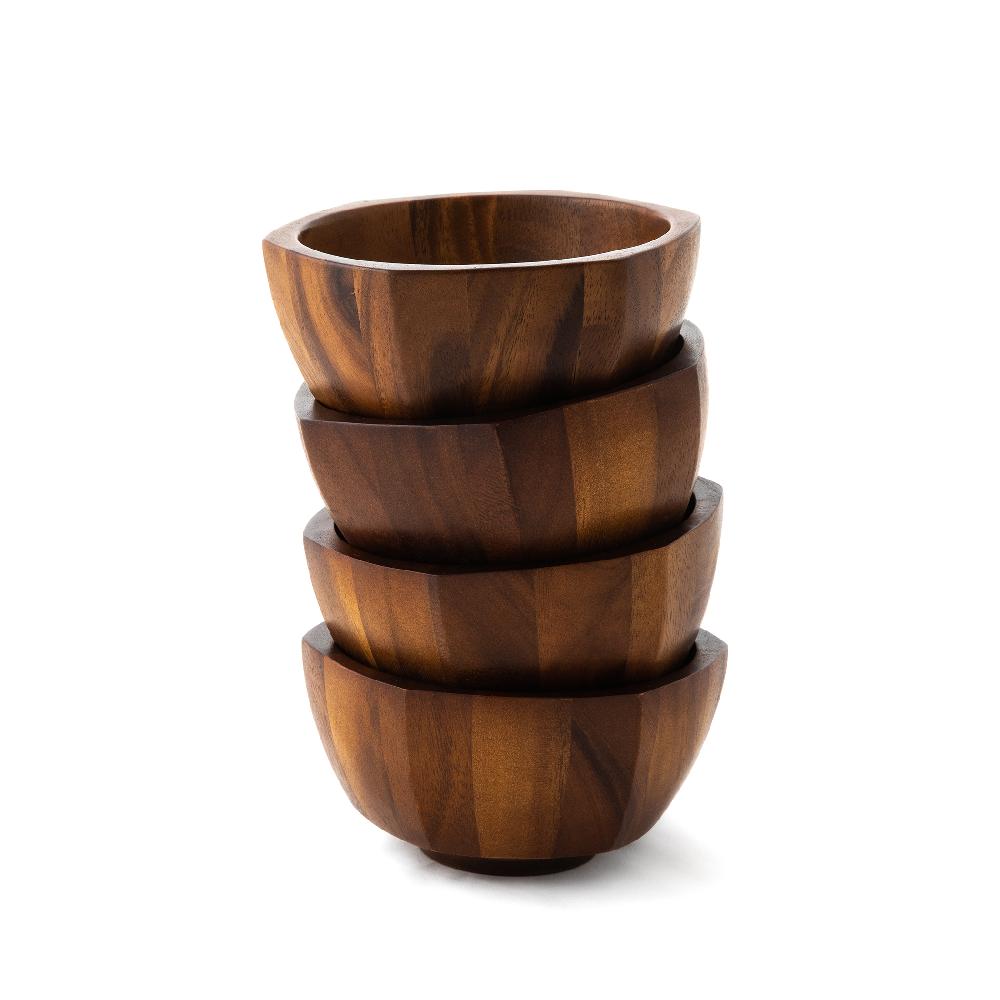 Nambé Rivet Salad Bowls (Set Of 4)