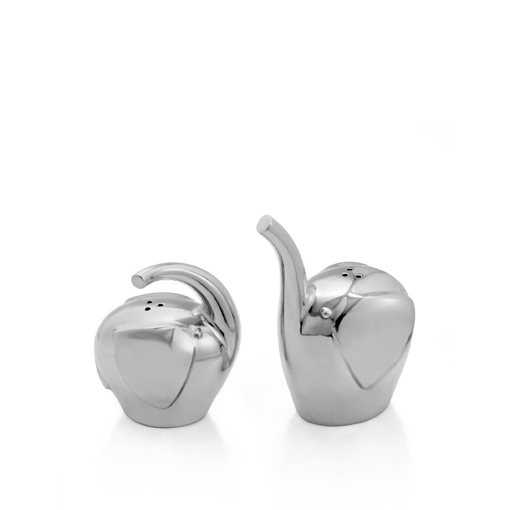 nambé Savanna Elephant Salt & Pepper Shakers