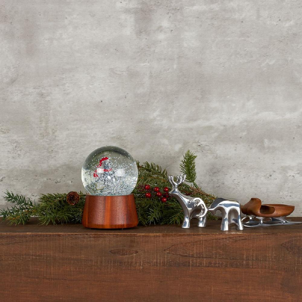 Nambé Skating Penguin Snowglobe