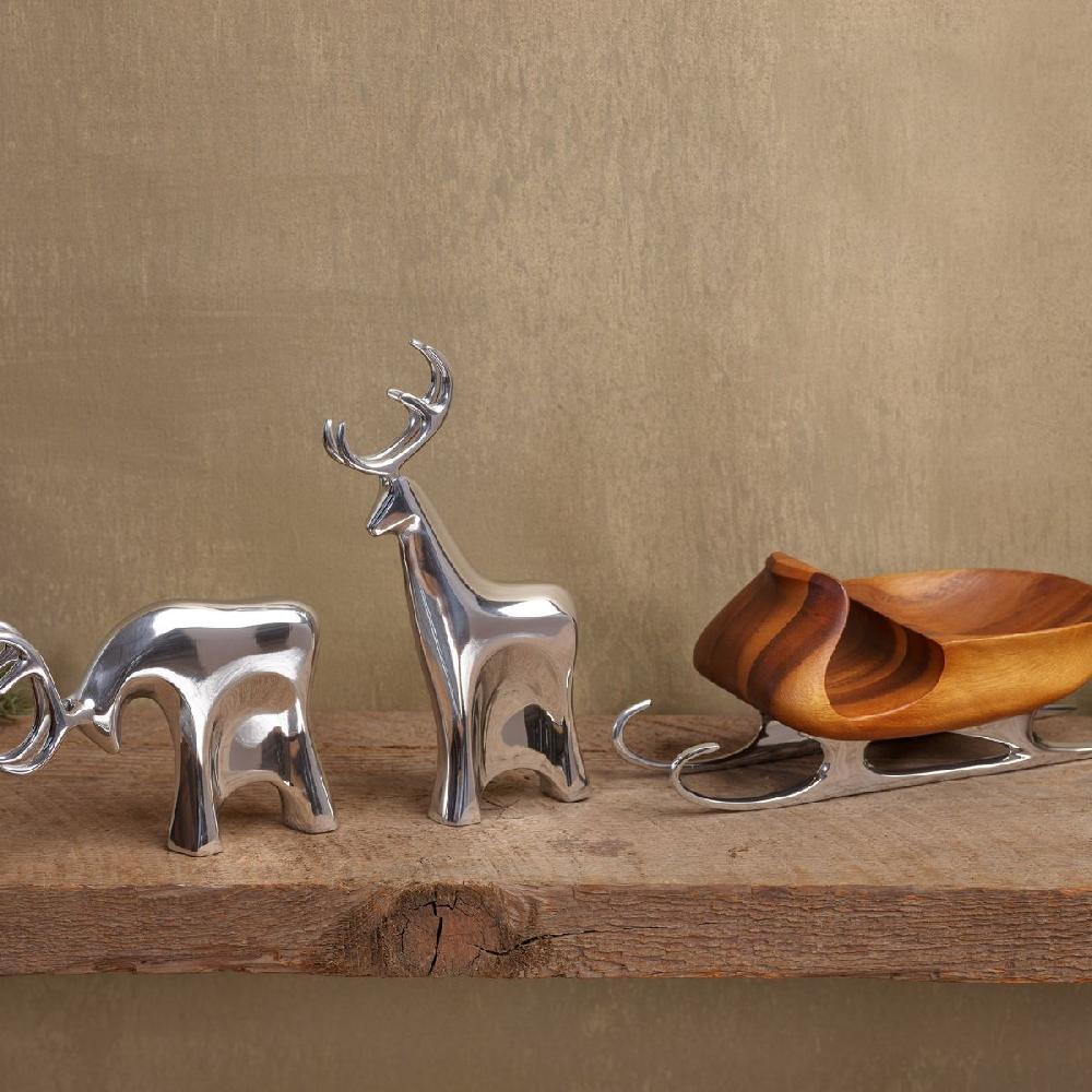 Nambé Sleigh With Reindeer