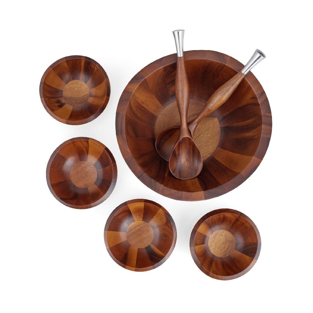 Nambé Solstice 7-Pc Salad Set