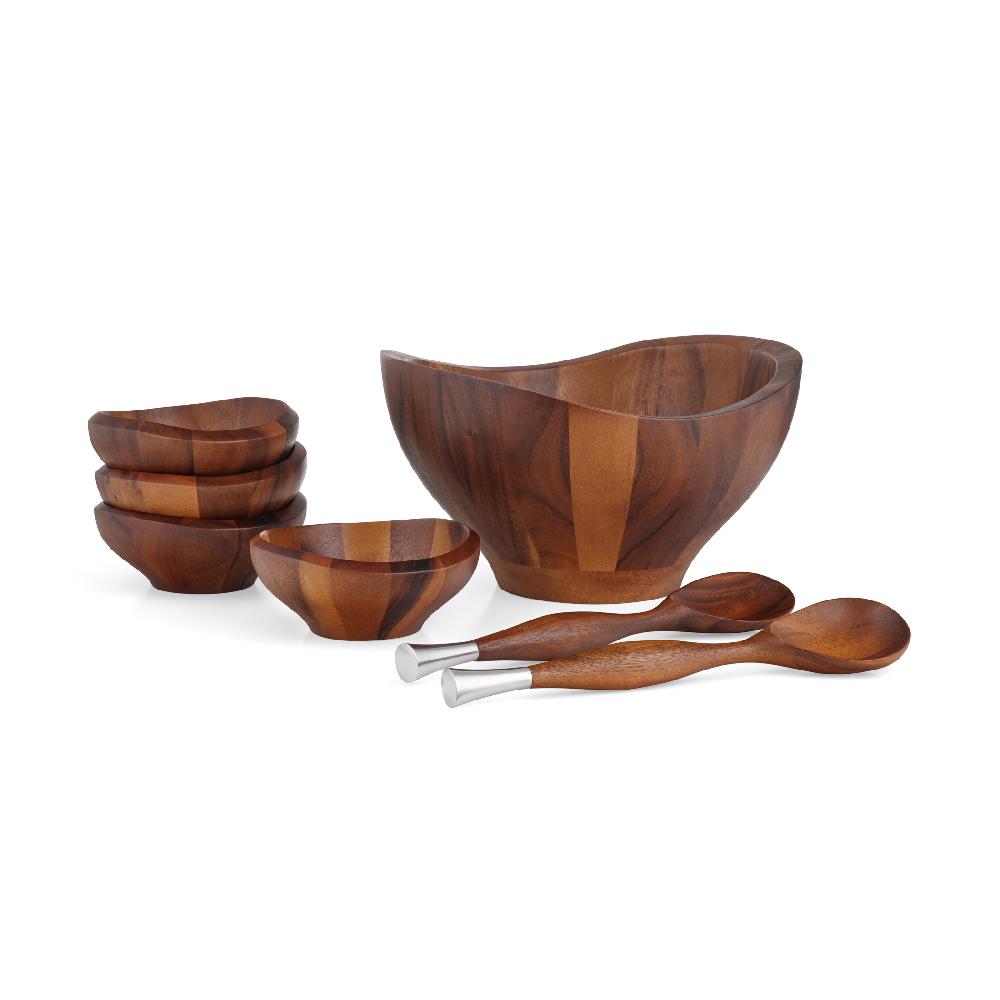 Nambé Solstice 7-Pc Salad Set
