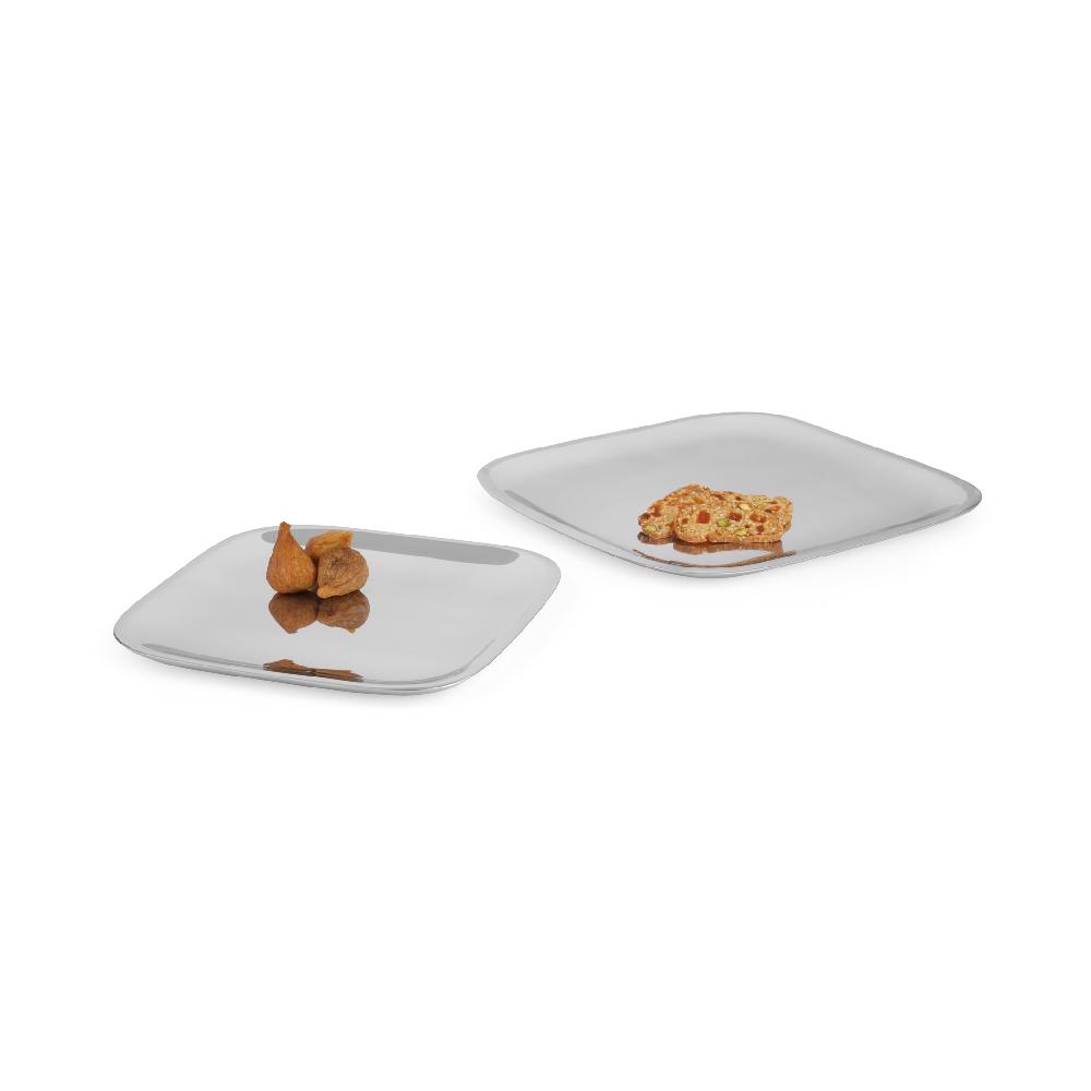 nambé Square Platter 2-Piece Gift Set